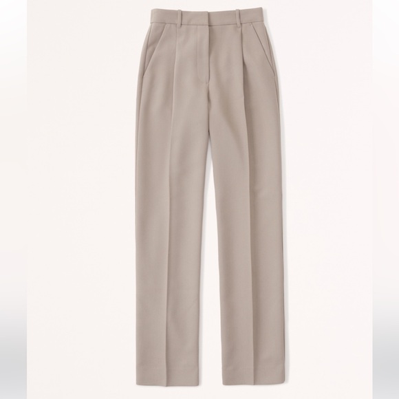 Abercrombie & Fitch Tailored Relaxed Straight Pants - Picture 4 of 4